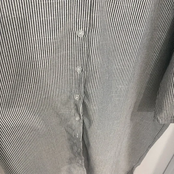 Gray Button-Up Maxi Dress Size Small - Picture 8 of 13